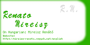 renato mireisz business card